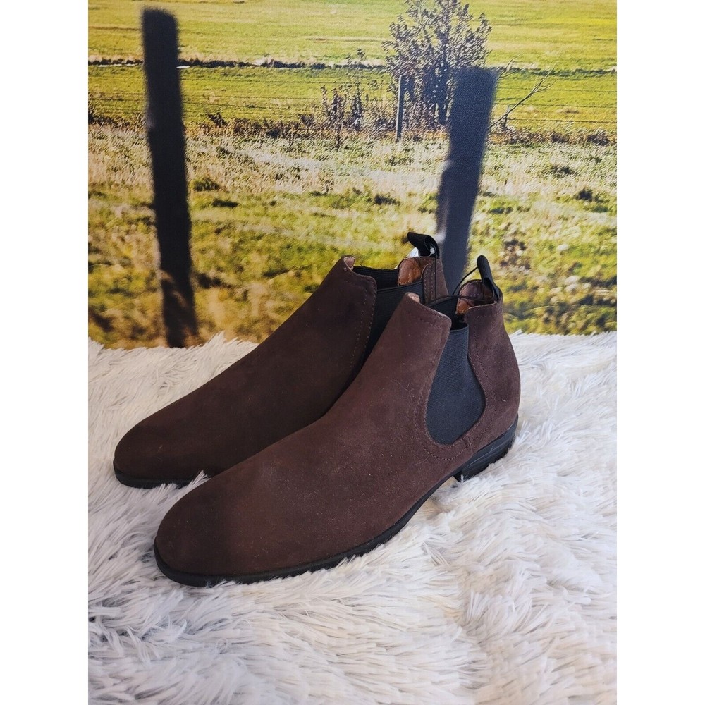 H&M Womens Size 10 Leather Suede Booties